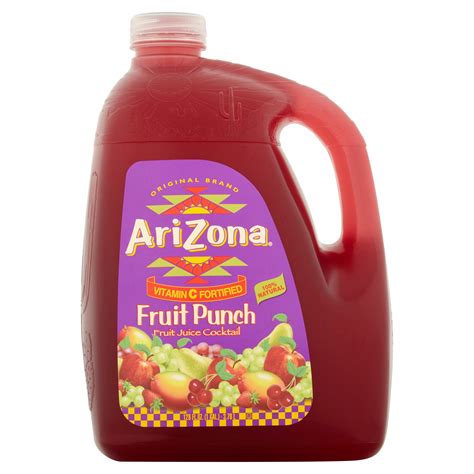 Arizona Juice Cocktail, Fruit Punch, 128 Fl Oz, 1 Count - Walmart.com