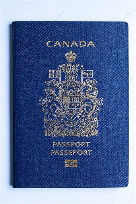 White Background Showcasing Front Cover Of Canadian Passport Photo And Picture For Free Download ...