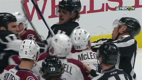 Milan Lucic accidentally punches linesman in the face during fight - SBNation.com