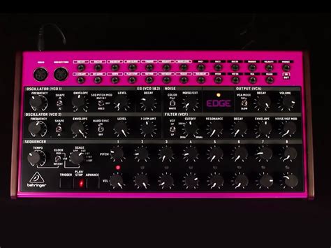 Behringer’s Edge is a semi-modular percussion synth with an analogue signal path