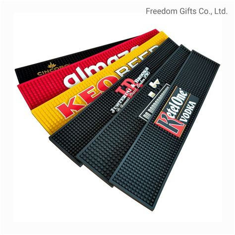 High Quality Custom Branded Rubber Beer Bar Spill Mat with Logo - China Bar Mat and Custom Bar ...