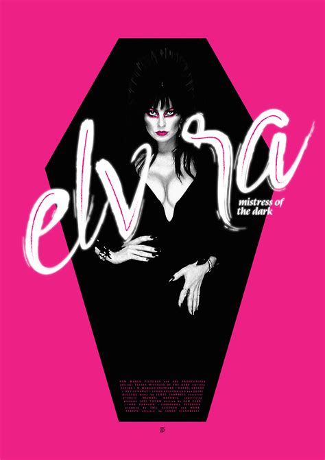 Elvira Mistress of the Dark - Movie Poster on Behance