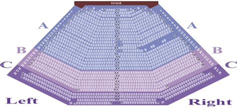 Van Wezel Seating Chart Detailed | Two Birds Home