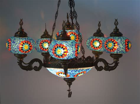 Stunningly Beautiful Turkish Mosaic Lighting Fixture | Turkish lamps, Moroccan decor, Bohemian lamp