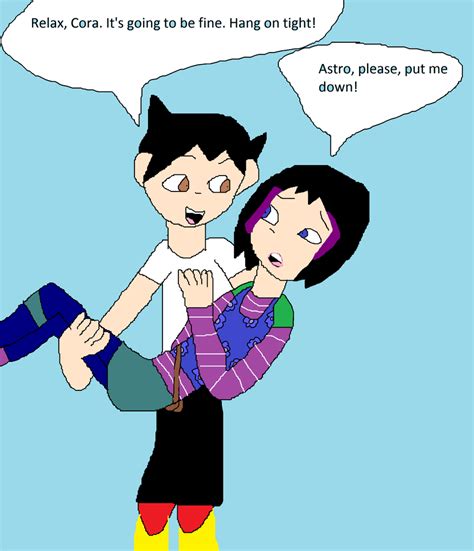 Astro Carrying Cora by L-fangirl-101 on DeviantArt