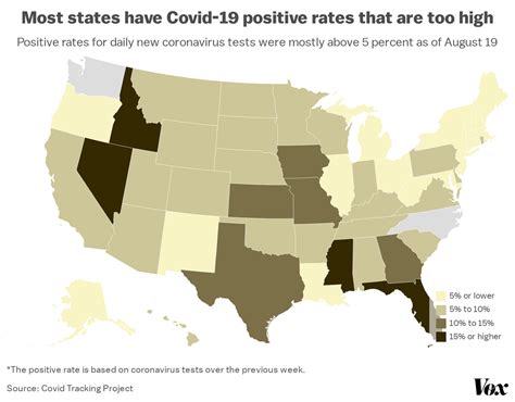 Coronavirus map: Just 5 states meet criteria to reopen and stay safe - Vox