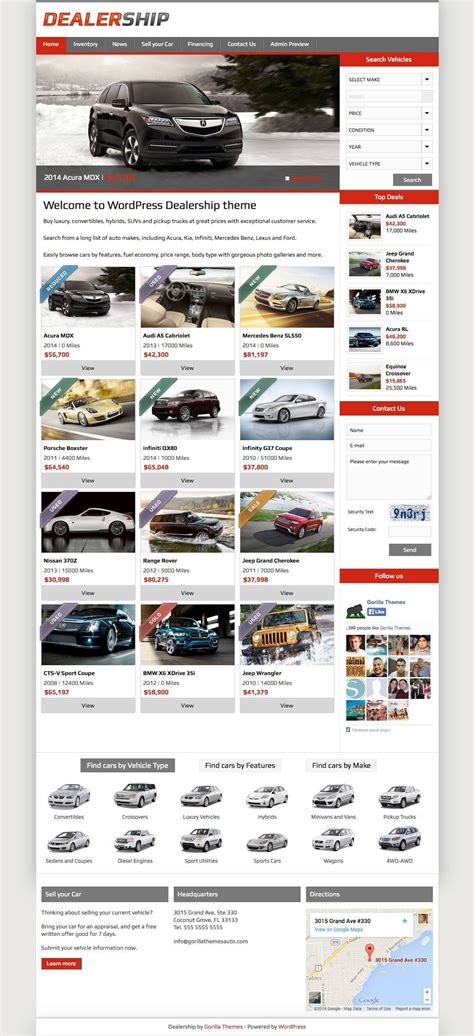 Dealership Car Dealer WordPress Theme - WPExplorer