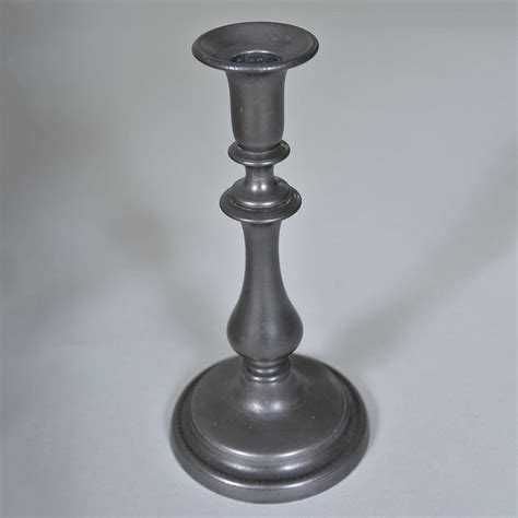 Pair of Pewter Candlesticks | British Antique Dealers Association