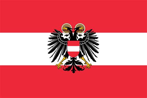 State flag of Austria from 1934 to 1938. : r/vexillology