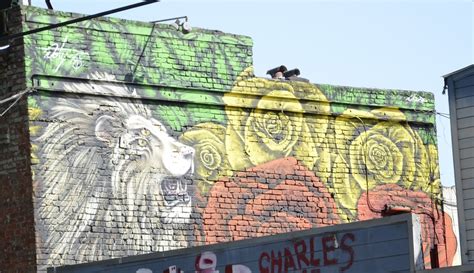 Lion Mural - Oakland - LocalWiki