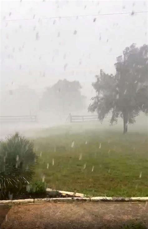 Severe weather, including hail, threatens Texas and Florida - ABC News