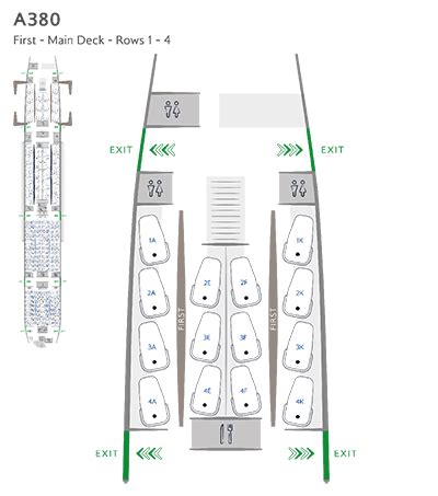 British Airways A380 Seat Map