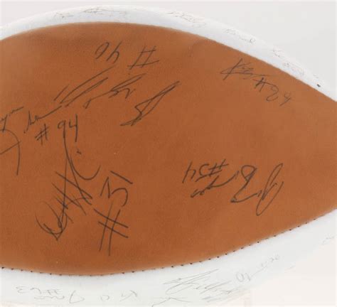 1994 Miami Hurricanes Football Team-Signed by (44) with Ray Lewis ...