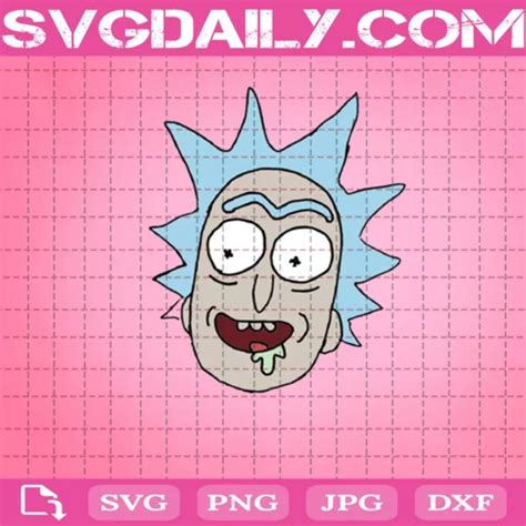 Face Rick Sanchez Svg - Svgdaily Daily Free Premium Svg Files