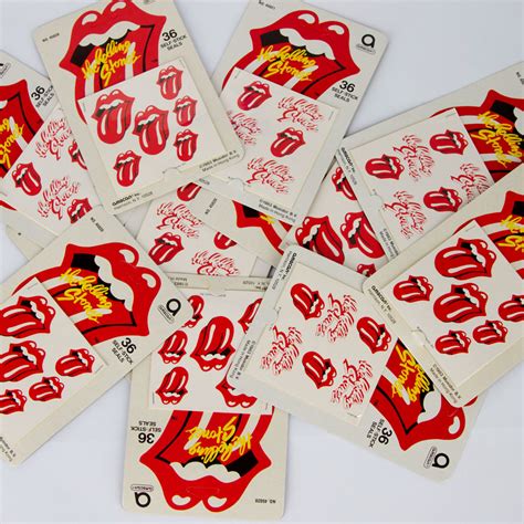 Rolling Stones Art - Vintage Rolling Stones - Sticker Pack | 1xRUN