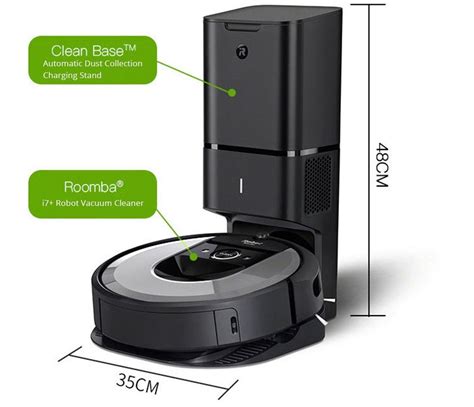 New iRobot Roomba i7+ (7550) Robot Vacuum With Automatic Dirt Disposal ...