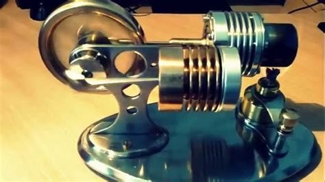 Home made External combustion engine [Stirling engine] - YouTube