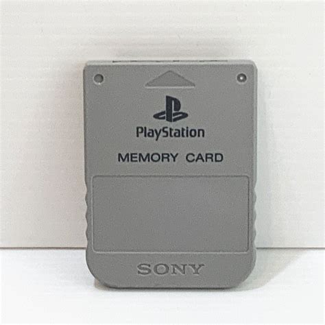 Genuine Original Playstation 1 Ps1 Memory Card - 100% Tested Works Perfect - Starboard Games