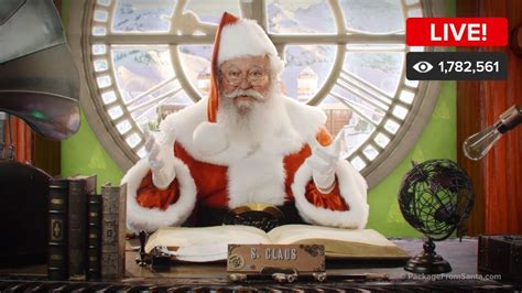 Santa Claus Goes High Tech with MySantaLive.com Video Messaging