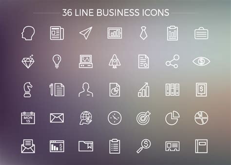 Free Line Business Icons Pack - graphberry.com