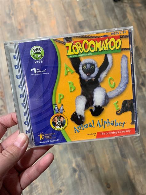 Zoboomafoo Animal Alphabet PBS 2001 Windows Game - Etsy Canada