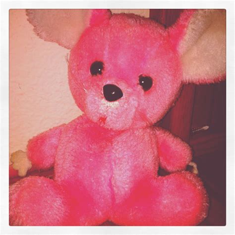 This pink mouse has been with me for almost 34 years in June. It was my first stuffed animal and ...