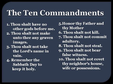 The Ten Commandments Wallpapers on WallpaperDog