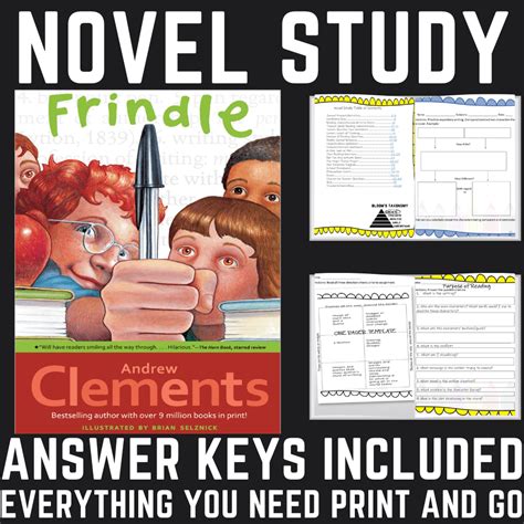 Frindle Andrew Clements Novel Study