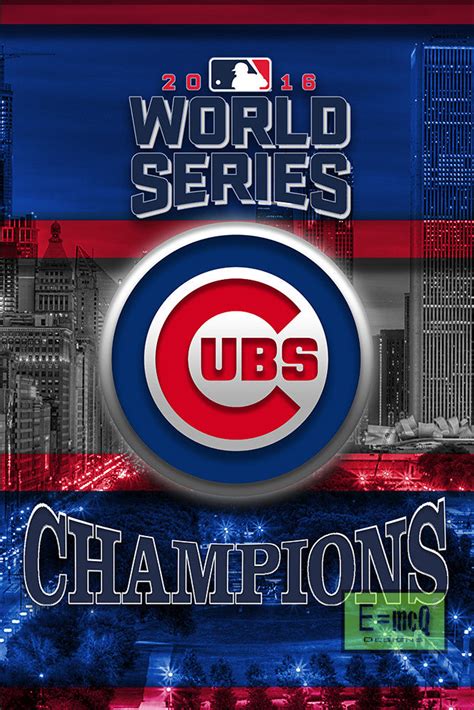 Chicago Cubs World Series Poster, Cubs World Series Artwork Cubs Gift ...