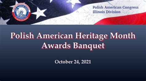 51st Polish American Heritage Month Awards Banquet - pacillinois