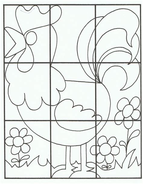 easy puzzle worksheet puzzle Pinterest Worksheets Easy and Kindergarten | Puzzle crafts, Easy ...