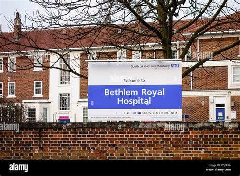 Bethlem Royal NHS Hospital London Mental Hospital Stock Photo - Alamy