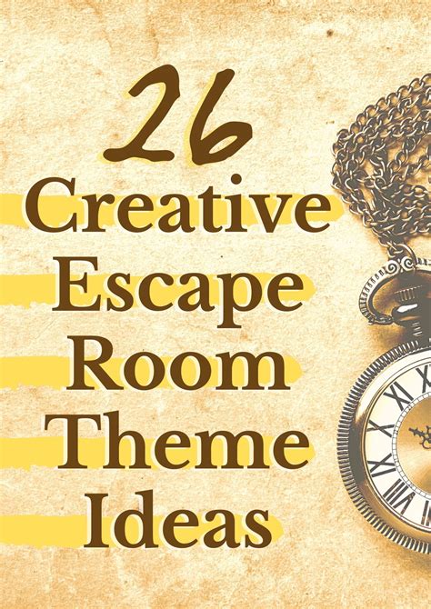 Use these to make your own escape room feel incredible: | Escape room themes, Escape room ...