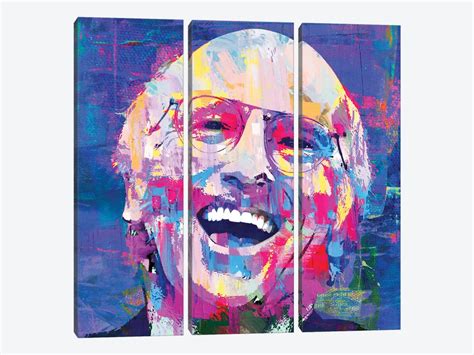 Comedian David Canvas Art Print by The Pop Art Factory | iCanvas