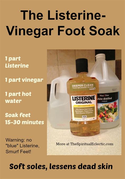 You're Putting the Listerine Foot Recipe WHERE?