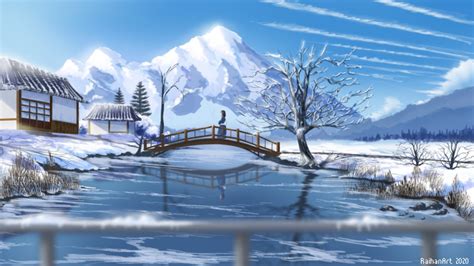 Anime Winter Scenery