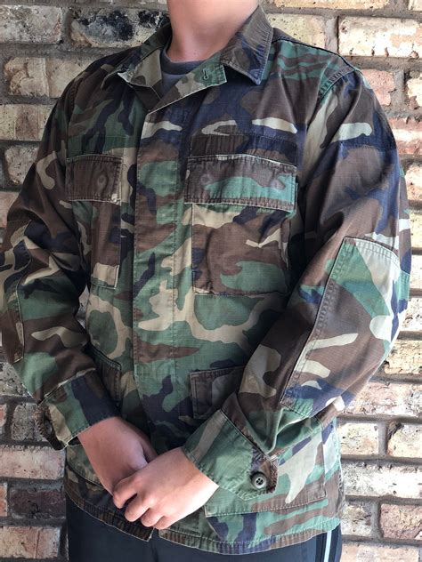 Memorabilia Collectibles US Army BDU Woodland Camo Jacket & Pants ...