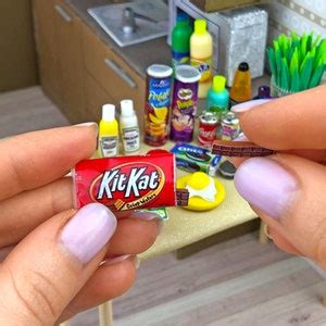 65 Printable Miniature Candy Bar Packagings for Miniature Dollhouse 1: ...