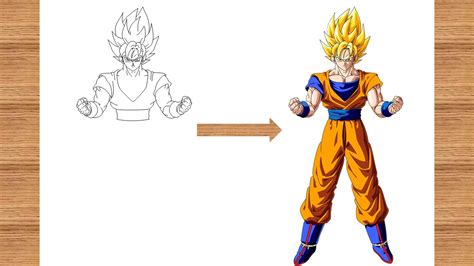 Beautiful Work Tips About How To Draw Goku Full Body - Soundtwo