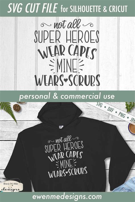 Not All Super Heroes Wear Capes - SVG By Ewe-N-Me Designs | TheHungryJPEG