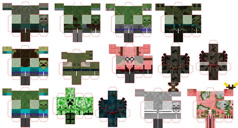 Papercraft Mutant Villager Minecraft Pinterest D And Papercraft ...