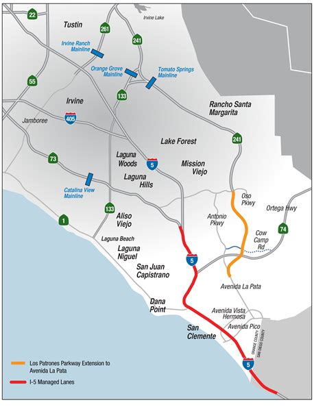 Southern California Toll Roads Map - Printable Maps