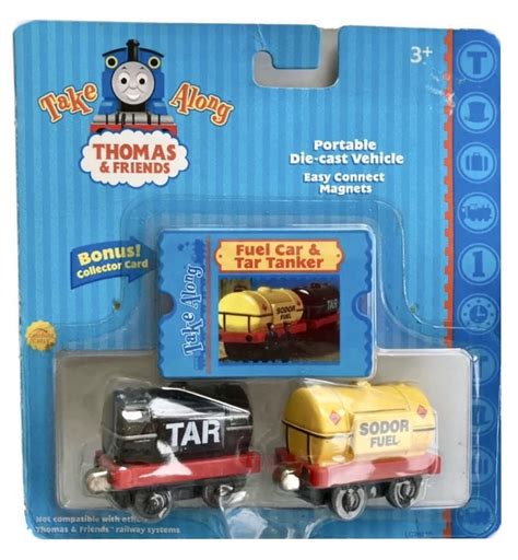 Large special price !! Thomas wooden railway Tar tanker and fuel car ...