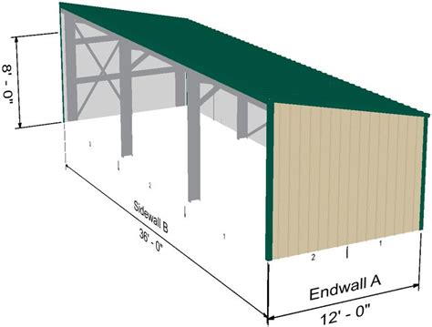 equipment shed extension to metal building with living quarters | Small shed plans, Building a ...