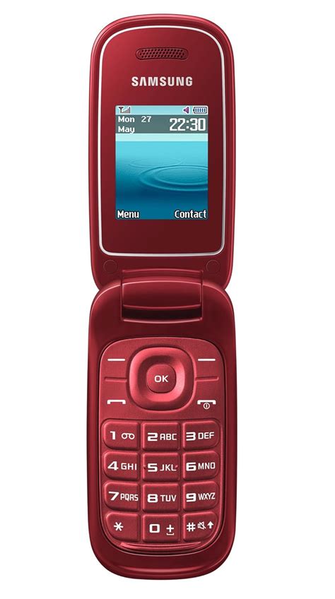 Samsung E1270 Sim Flip Mobile Phone Unlocked Cheap Basic Cheapest RED | eBay