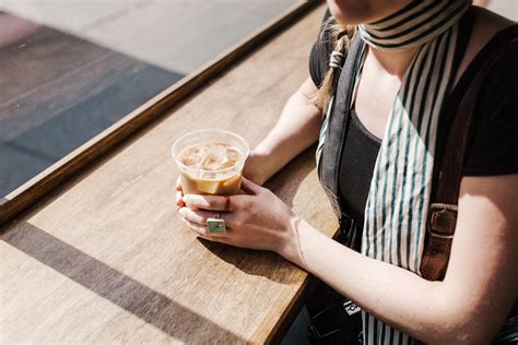 Person Holding Iced Coffee · Free Stock Photo