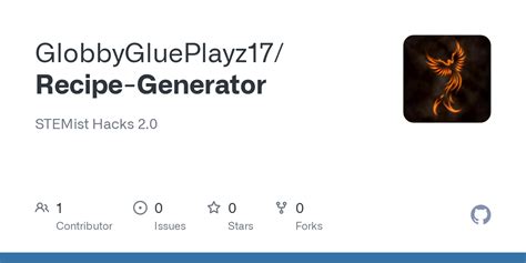 GitHub - GlobbyGluePlayz17/Recipe-Generator: STEMist Hacks 2.0