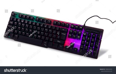 Modern Mechanical Rgb Keyboard Isolated On Stock Photo (Edit Now) 1990632365