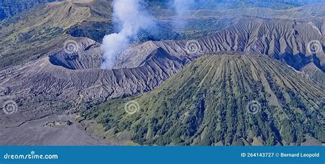 Mount Bromo Crater stock image. Image of mineral, bromo - 264143727