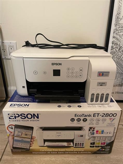 Epson EcoTank ET-2800 Color Inkjet All-In-One Printer - White 10343957893 | eBay